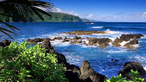 Route de luxe en petit groupe vers Hana et visite en hélicoptère