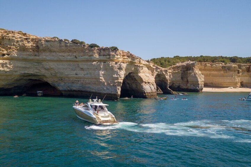 Private Coastline and Dolphins Yacht Cruise from Albufeira