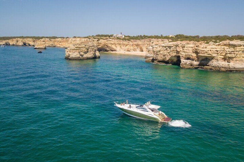 Private Coastline and Dolphins Yacht Cruise from Albufeira