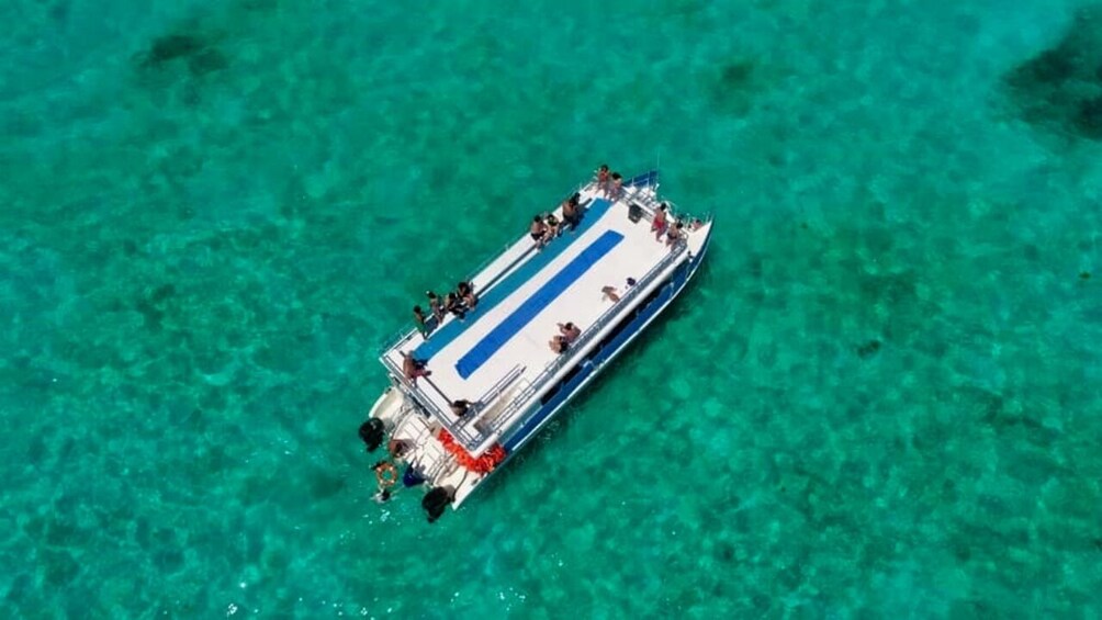Isla Mujeres Day Trip on a Double-Decker Catamaran