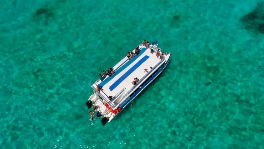 Isla Mujeres Day Trip on a Double-Decker Catamaran