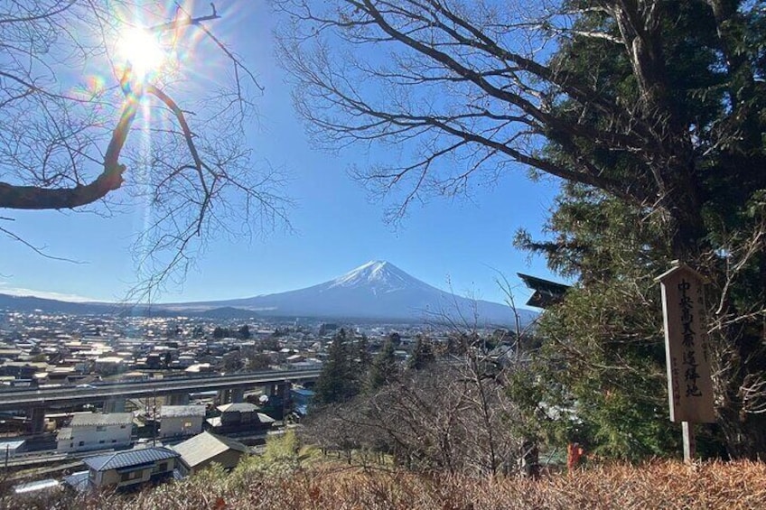 Mt. Fuji view from Pagoda