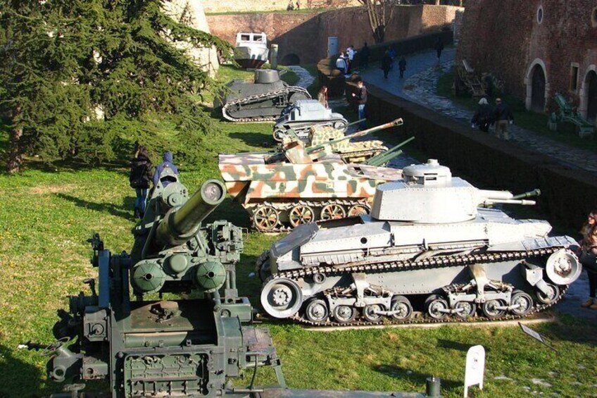 Open air exibition of the Military museum