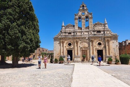 Rethymno: Arkadi Monastery, Margarites Village & Melidoni Cave.