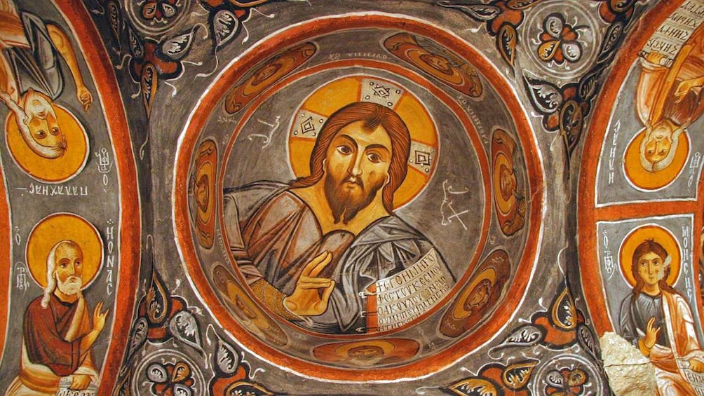 Show item 1 of 8. Religious paintings in Cappadocia