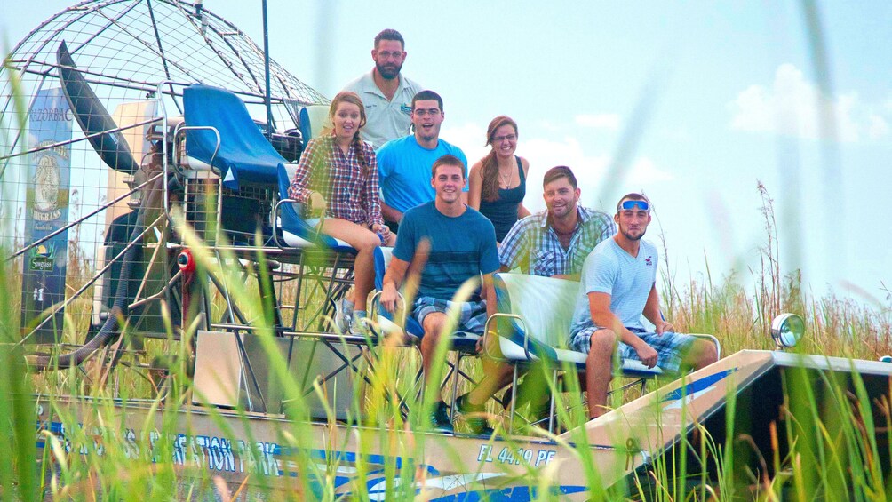 Airboat in the Everglades