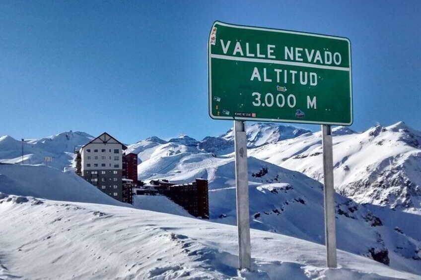 Tour from Santiago to Valle Nevado and Farellones in small groups