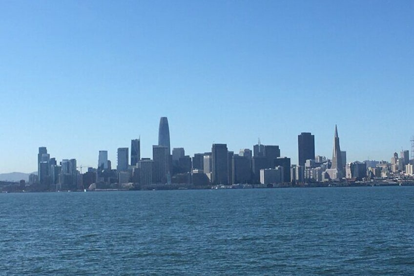 The San Francisco skyline from Treasure Island.