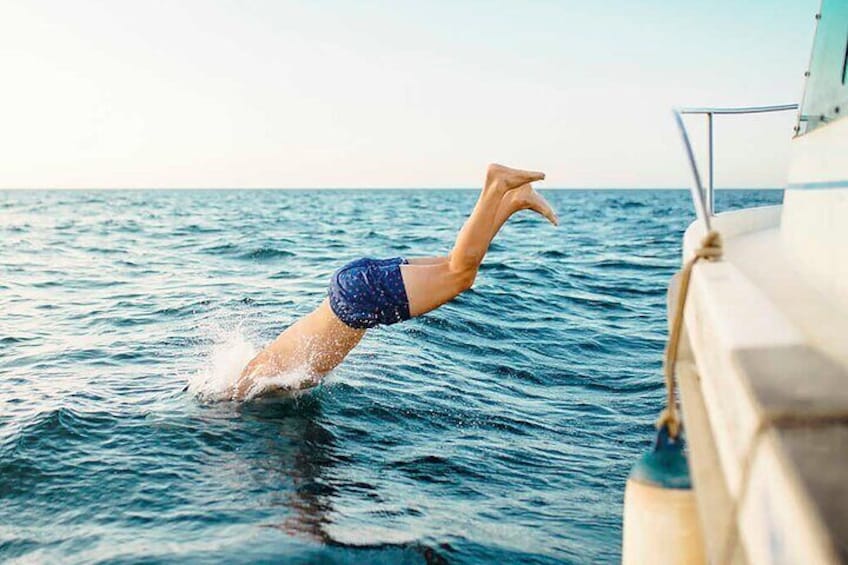 jump in the water :)