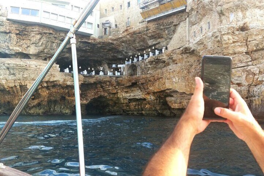 Restaurant in the sea cave