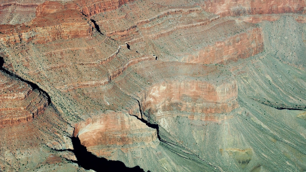 The Grand Canyon as seen from above