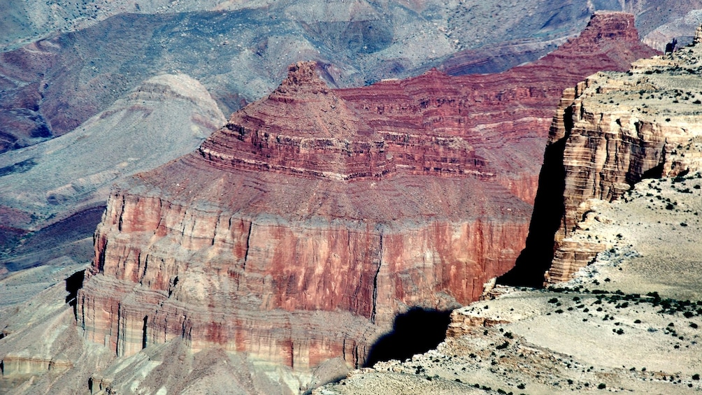 The Grand Canyon as seen from above