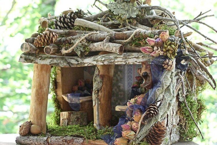 Build your own gnome or fairy house.