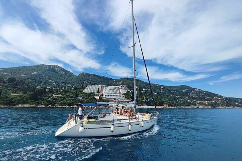 Corfu:Private sailing yacht cruise for up to 10 guests