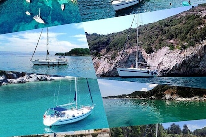 Corfù: crociera privata in barca a vela per un massimo di 10 ospiti