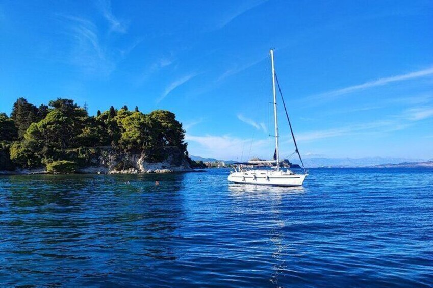 Corfu:Private sailing yacht cruise for up to 10 guests