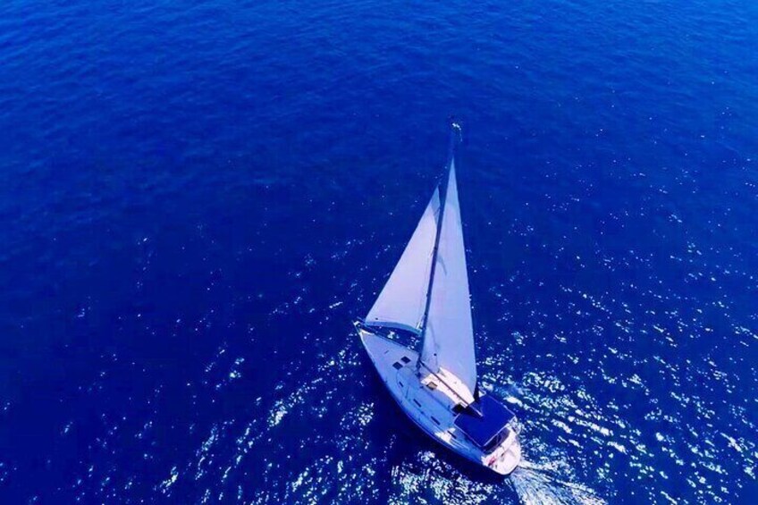 Corfu:Private sail yacht cruise to the central and north east Corfu