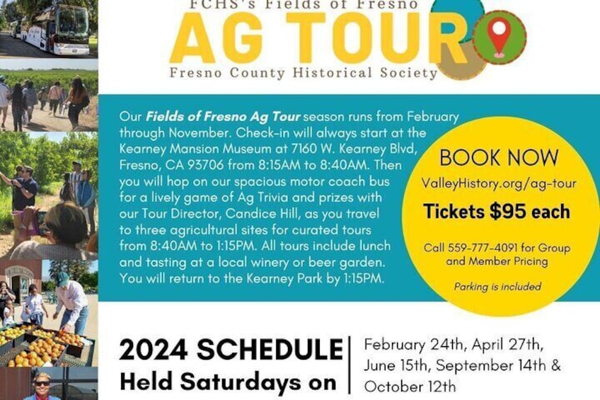 For our Ag tour schedules visit valleyhistory.org/ag-tour