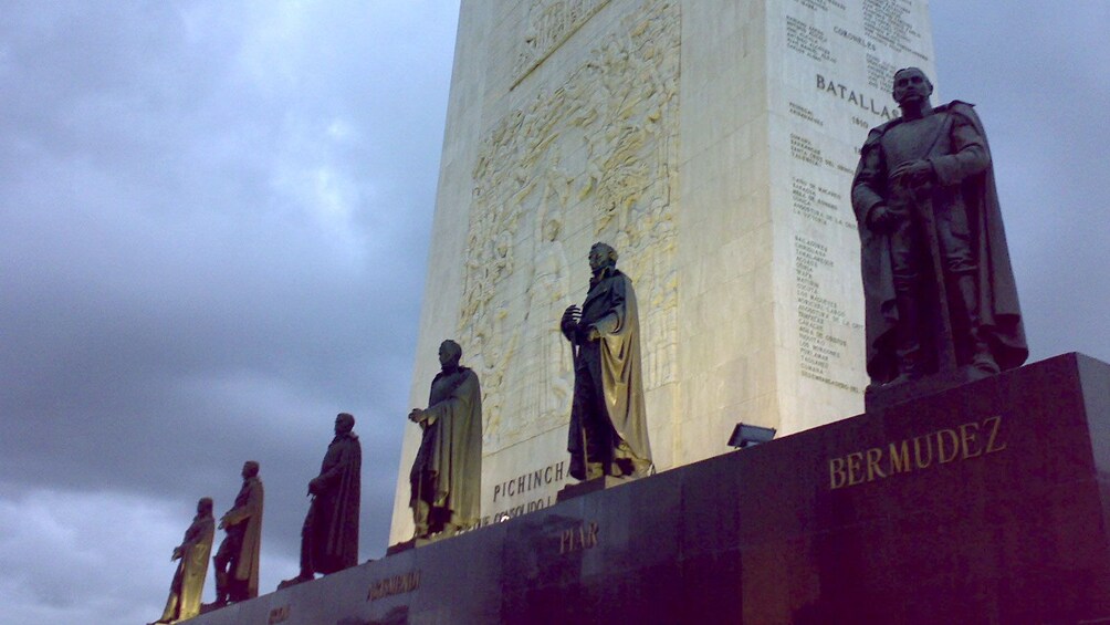 Statues at a temple in Caracas