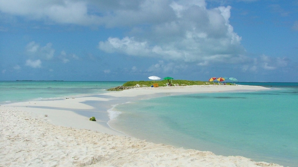 Daytime view of Los Roques archipelago.