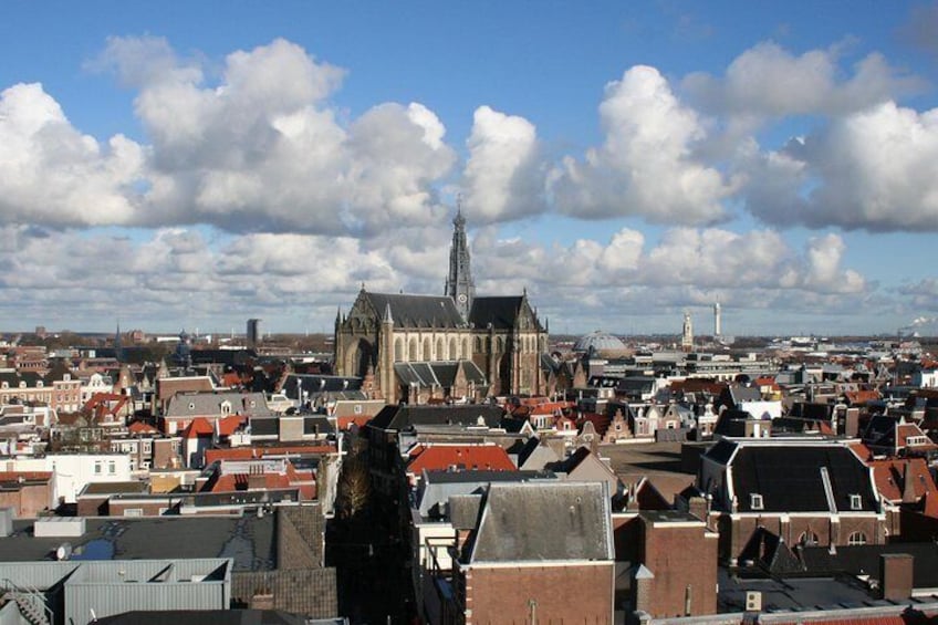 Towering above it all is the Grote Kerk or Sint Bavo. It has 53 bells, the biggest is almost 5 tons, aside from ringing them find out what else they did in the tower.