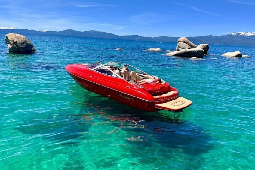 Luxury Power Boat Charter on Beautiful Lake Tahoe