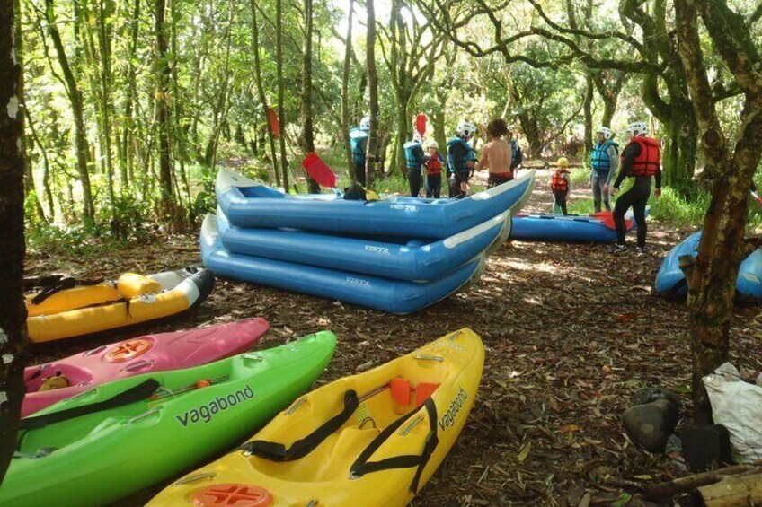 Rafting and Zipline
