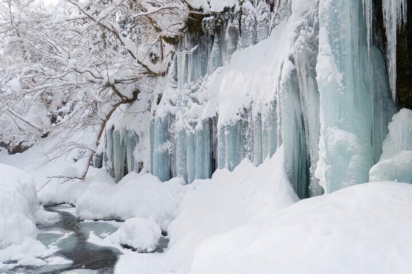 Icicle Trekking Nishiwaga Town, Iwate Prefecture