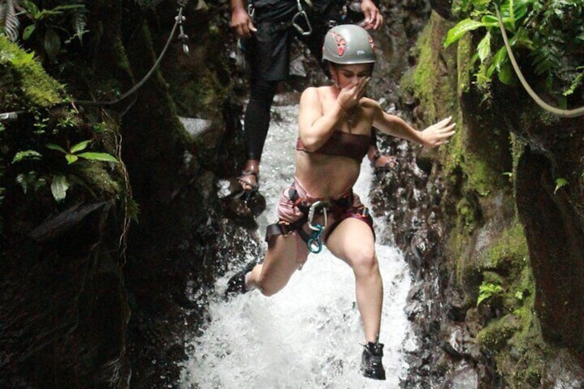 Canyoning in Arenal with Transfer from La Fortuna