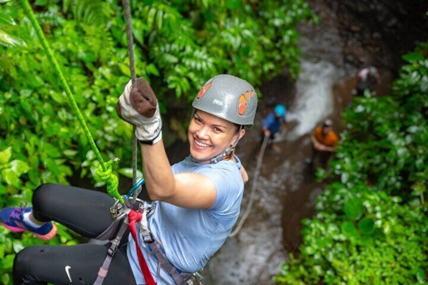 Canyoning in Arenal with Transfer from La Fortuna