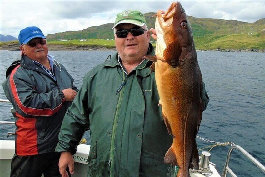 Sea fishing Donegal coast. Donegal. Private guided.