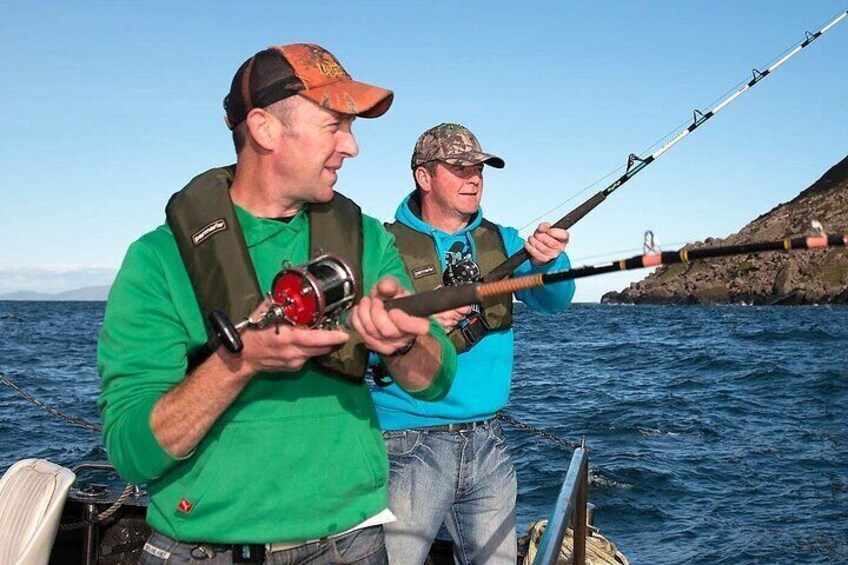 Sea fishing Donegal coast. Donegal. Private guided.