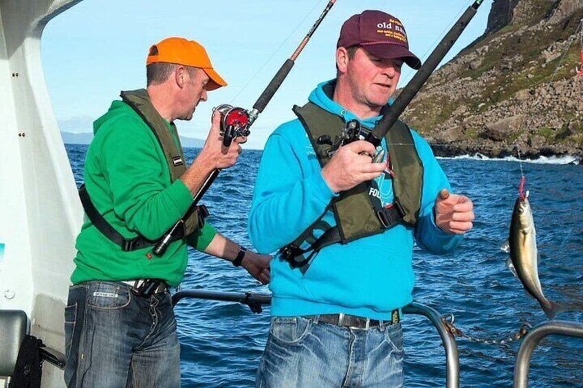 Sea fishing Donegal coast. Donegal. Private guided.