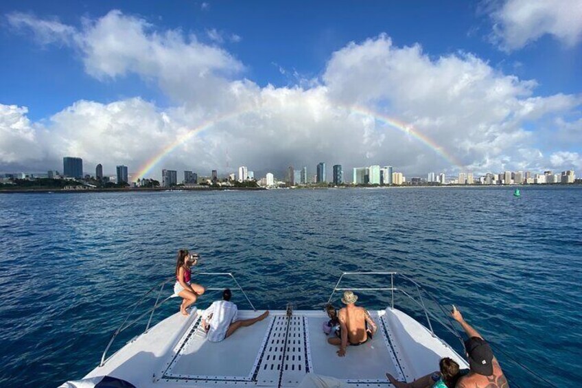 Rainbows over Waikiki