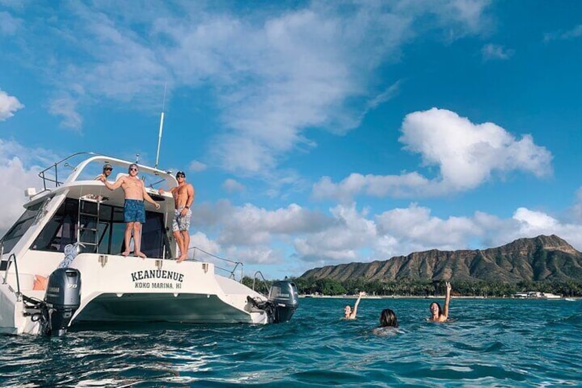 Afternoon swim off of Diamond Head