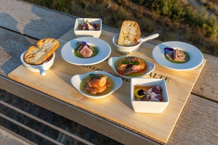 Aperitif on the Roof-Top Terrace at Tenuta delle Ripalte