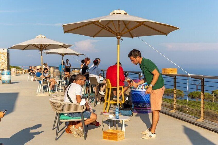Aperitif on the Roof-Top Terrace at Tenuta delle Ripalte