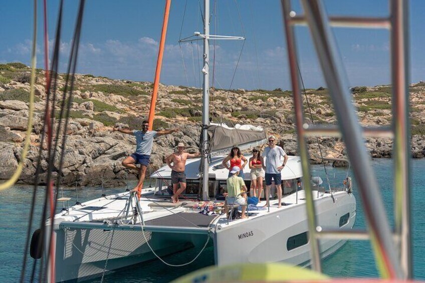 Sunset cruise - yachting tour on catamaran Heraklion, Crete