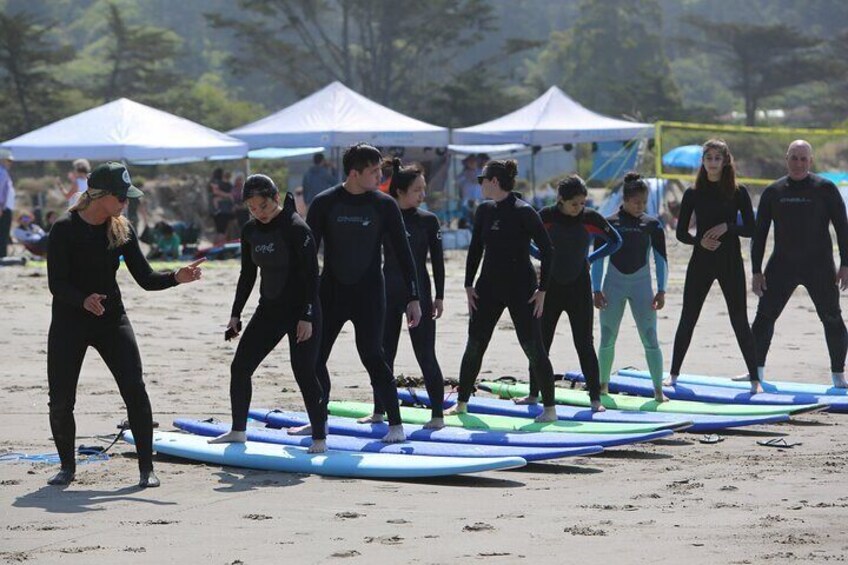 Beginner Surf Lessons At Stinson Beach