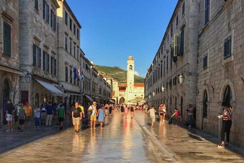 Stradun - main street in Dubrovnik