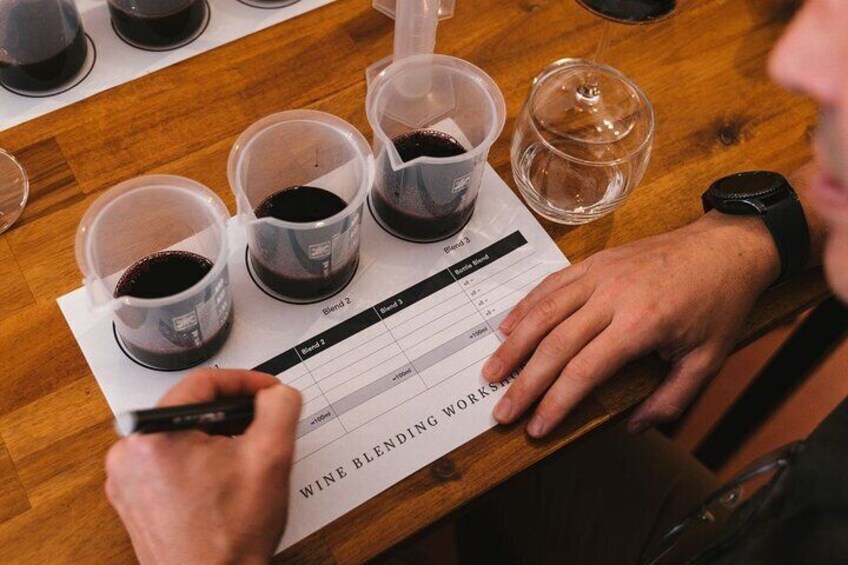 Wine Blending Workshop in Brisbane City