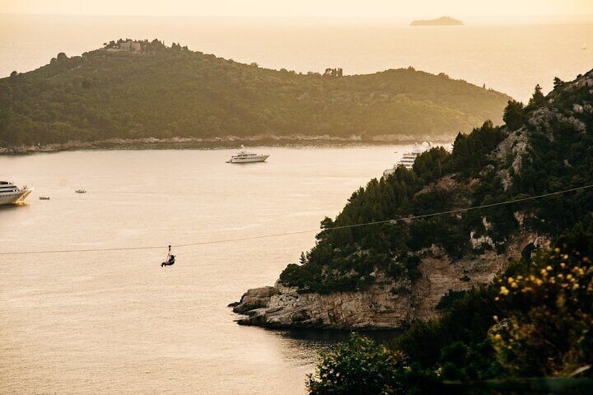 900-Meter Ziplining in Dubrovnik 