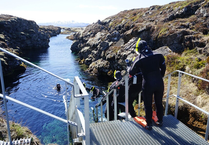 Silfra Snorkeling and Lava Caving Small Group Tour