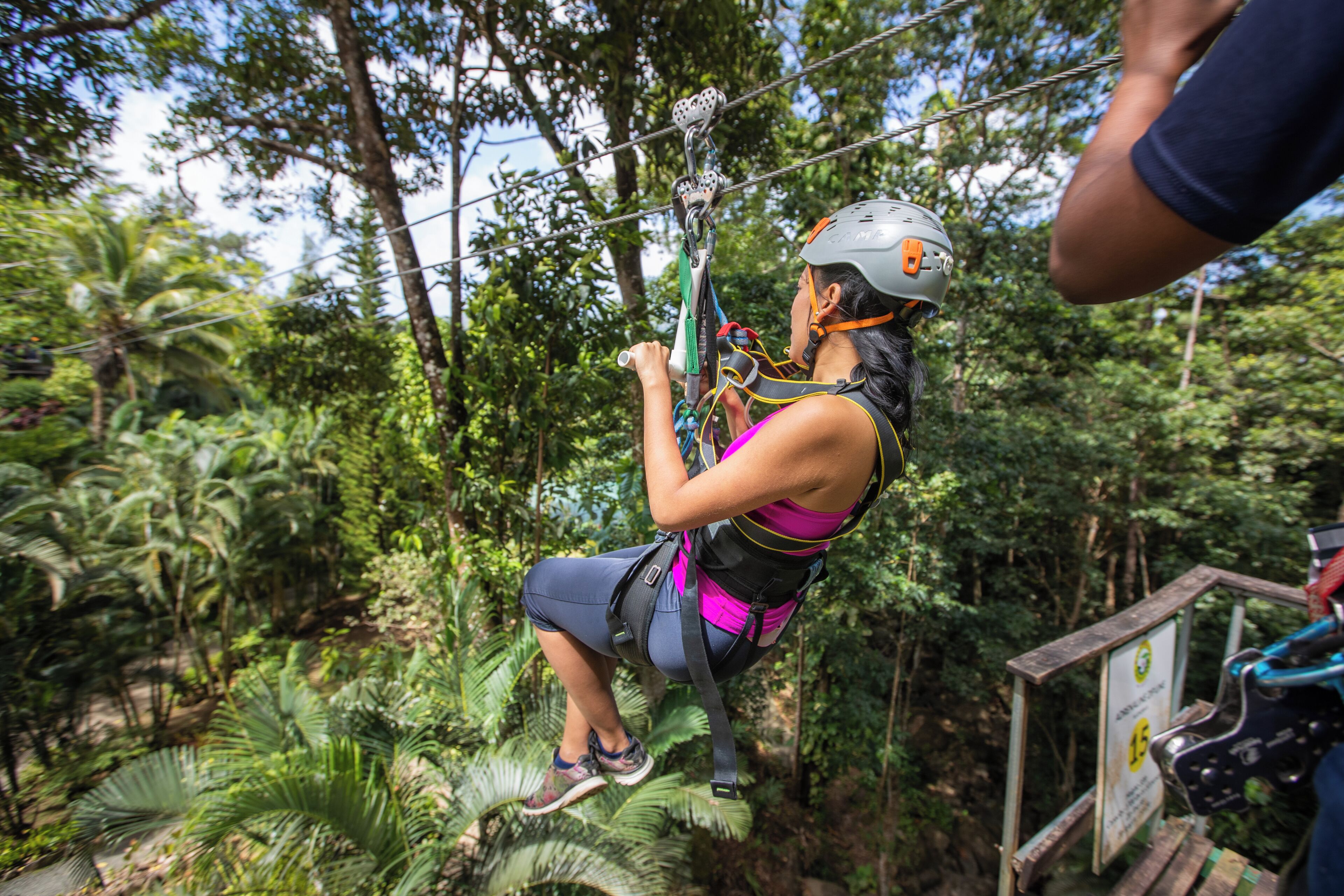Adrena-Line Zipline Adventure – St. Lucia