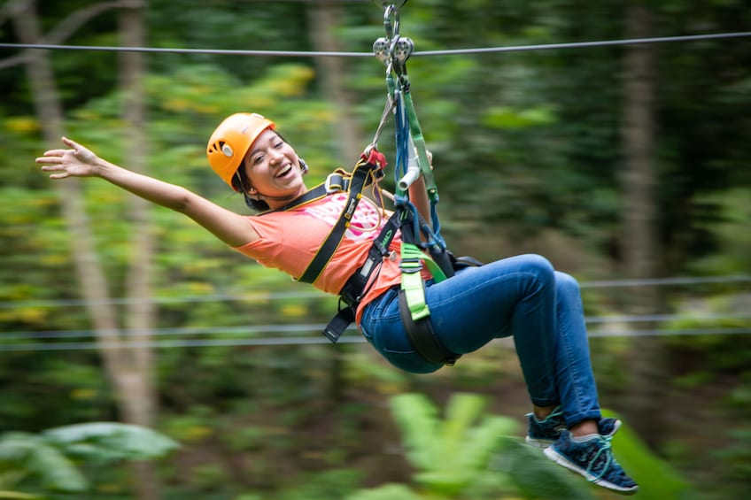 Ultimate 3 Rainforest Adventure; Hike, Tram Ride & Zipline