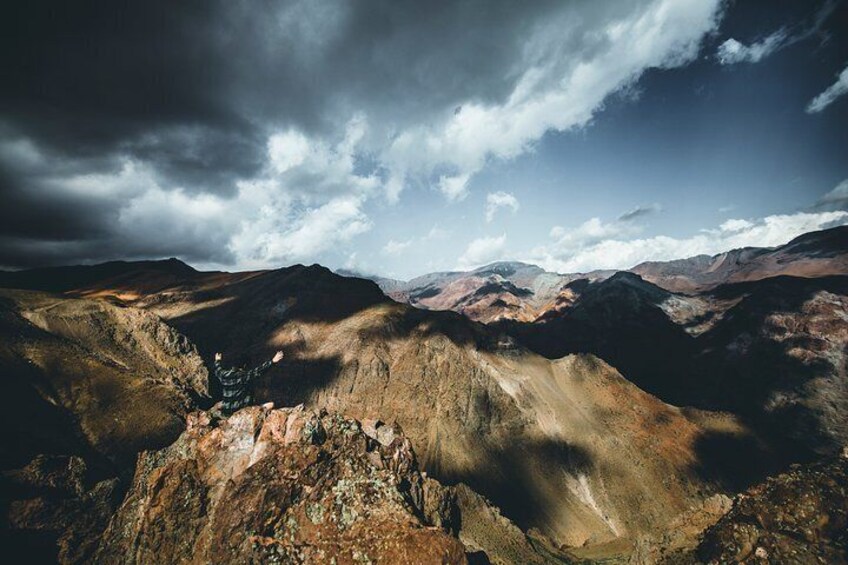 Tour from Santiago to witness the sunset in the Andes