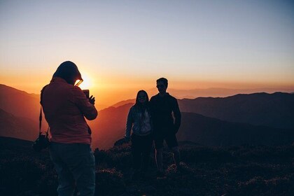 Sunset in small groups in the Andes