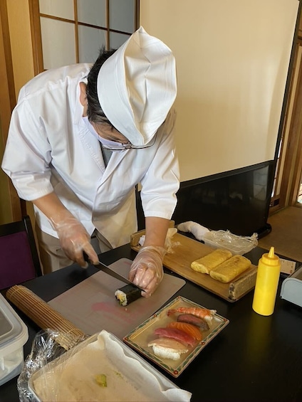 Make Sushi & Dashimaki (Japanese Omelet) at Sasebo, Nagasaki