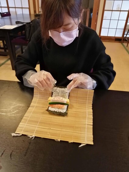 Make Sushi & Dashimaki (Japanese Omelet) at Sasebo, Nagasaki