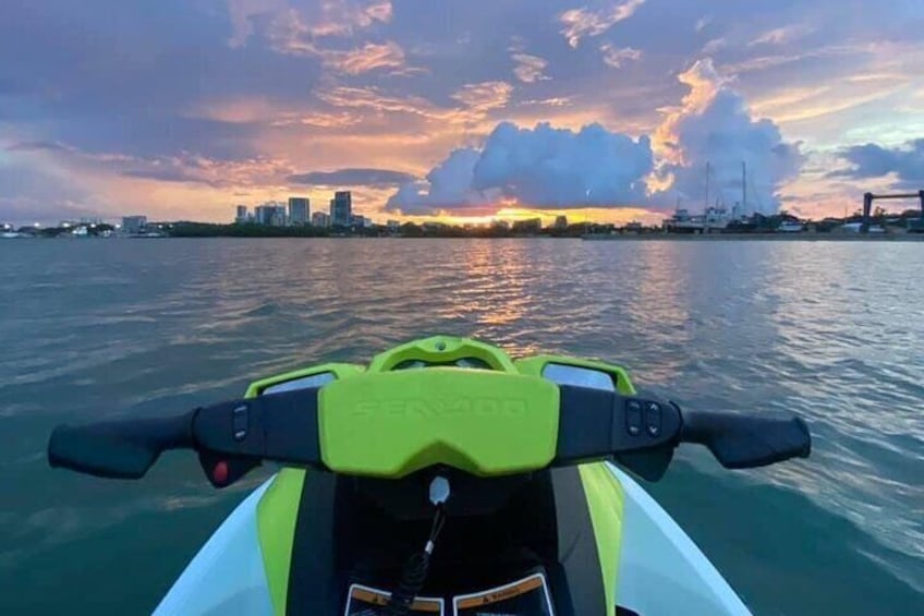 Golden Eye Sunset Jet Skiing in Darwin